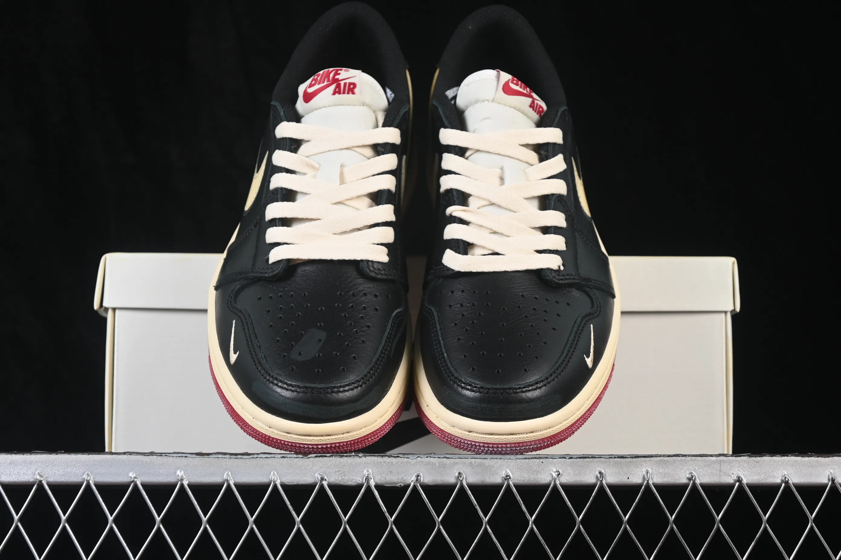 All categories Air Jordan Jordan series basketball shoes Air Jordan 1 Low G version pure original Nigel Sylvester x Air Jordan 1 Low AJ1 Joe 1 joint low-top cultural casual sneakers IB8958-001